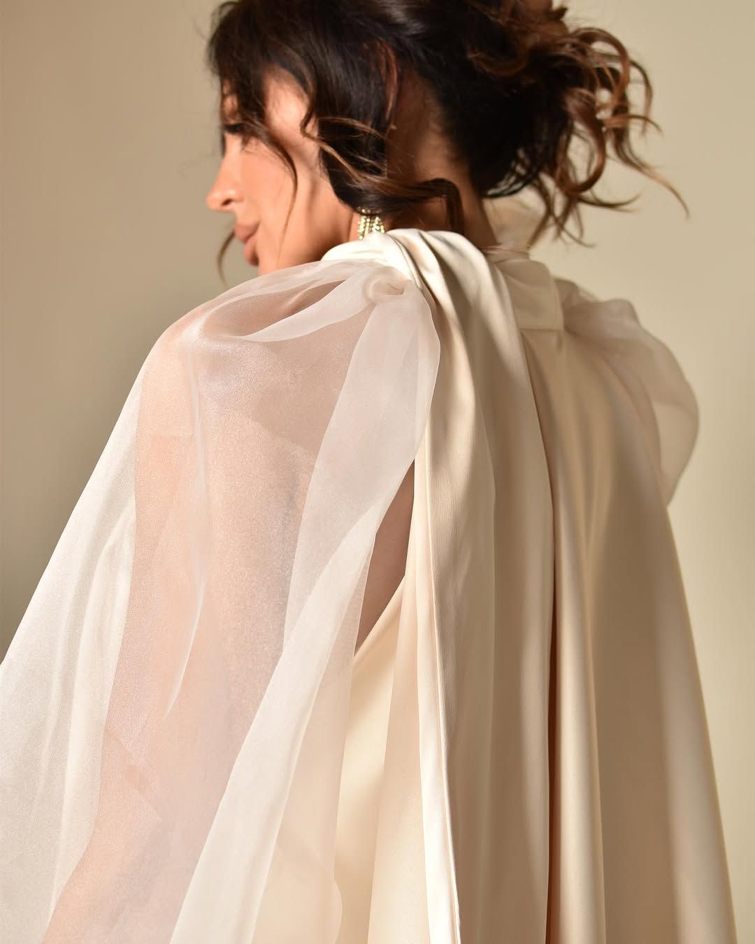Organza bow dress