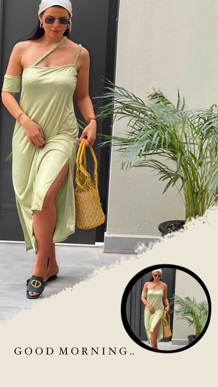 One-shoulder dress