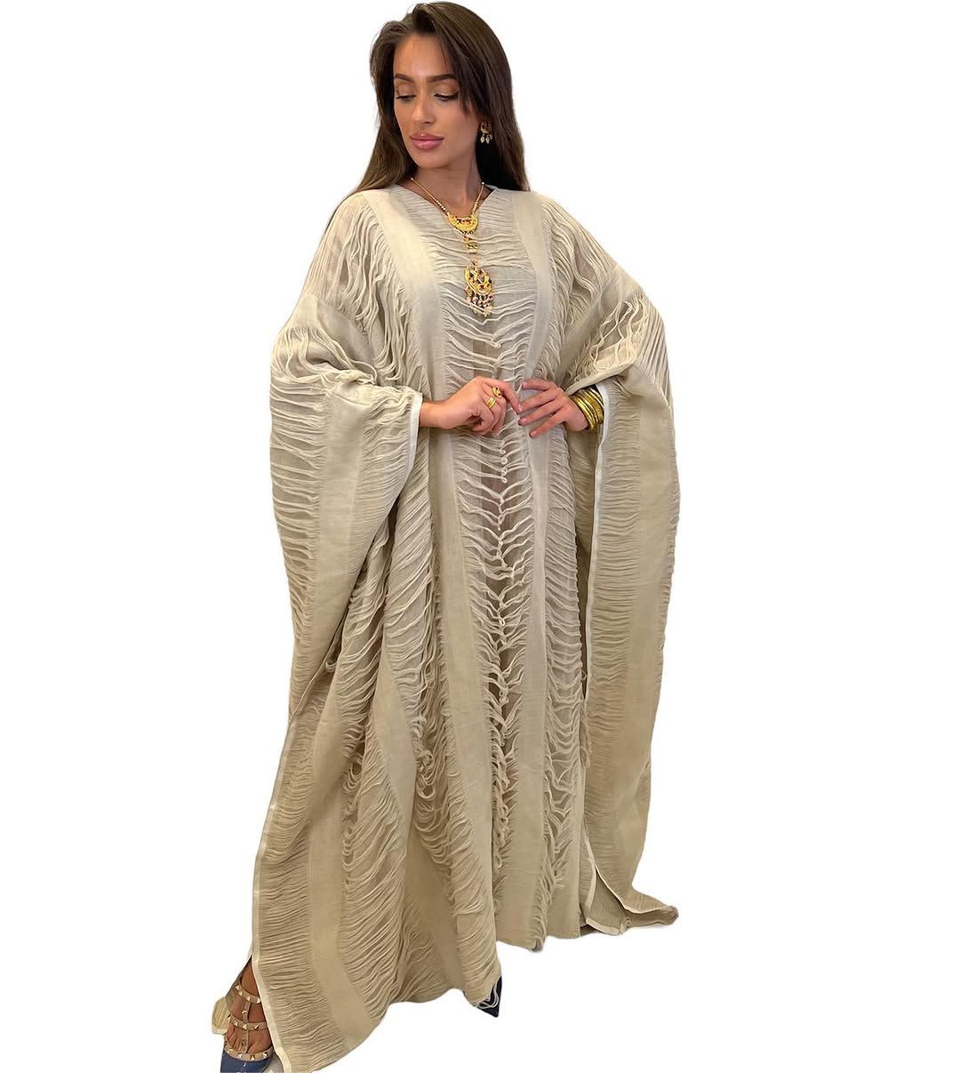 Textured kaftan