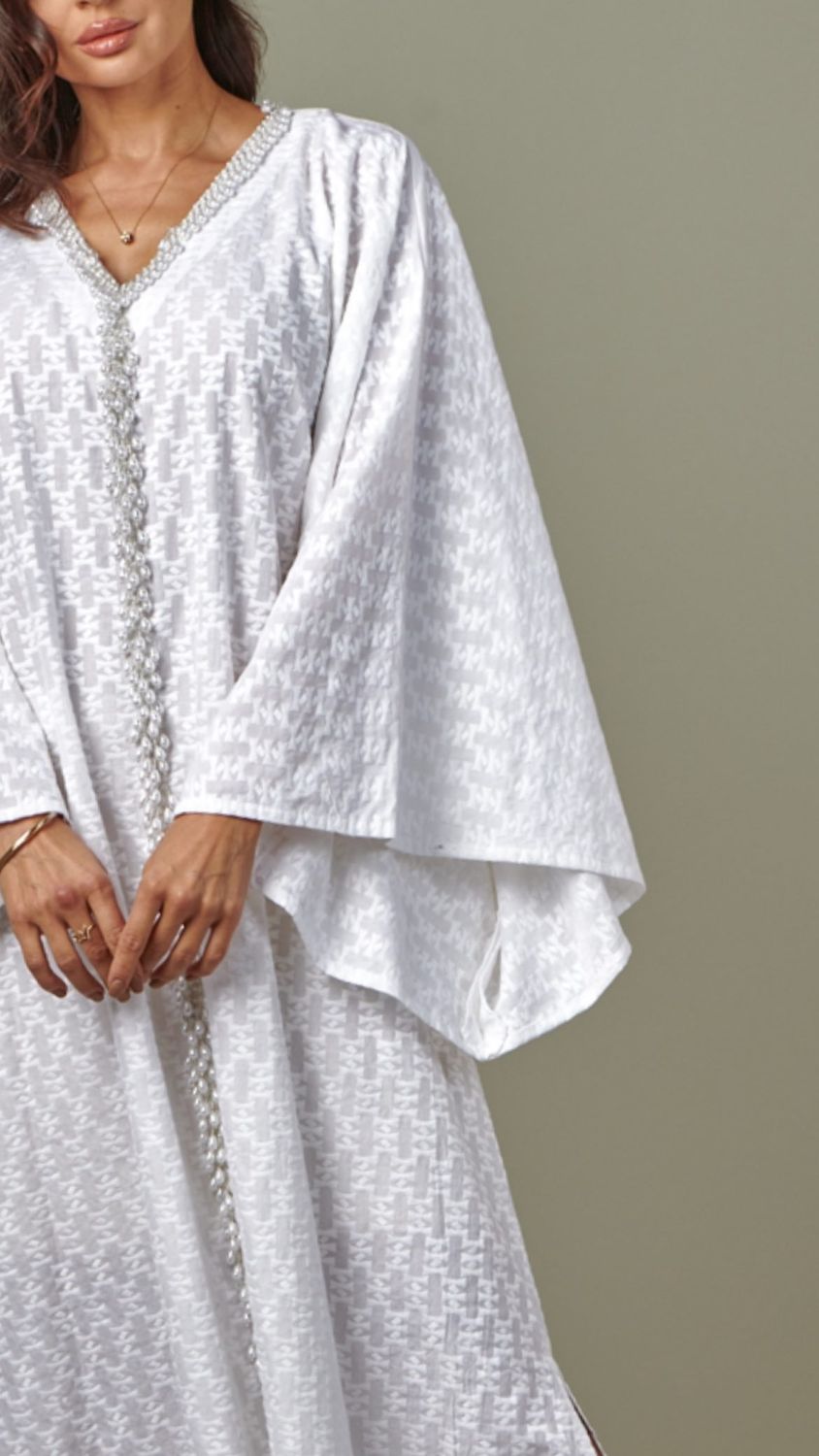Textured kaftan
