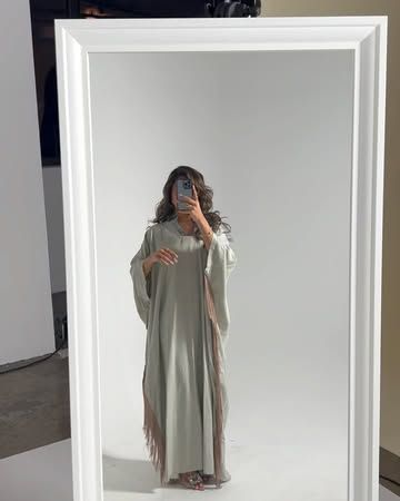 Fringe kaftan
