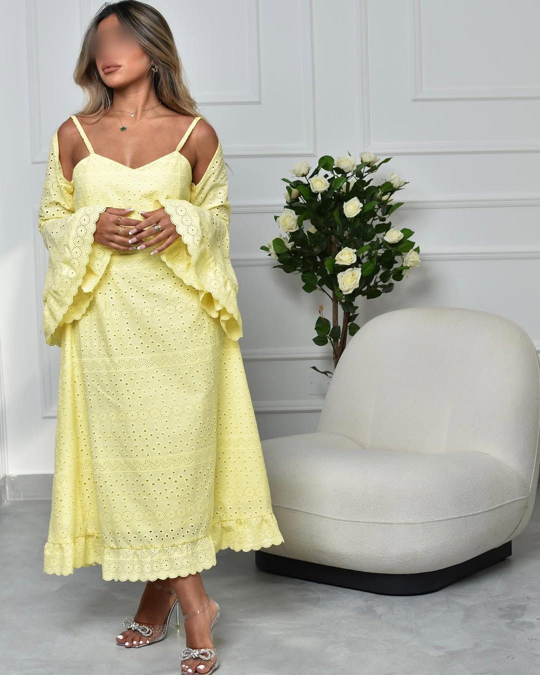 Eyelet dress