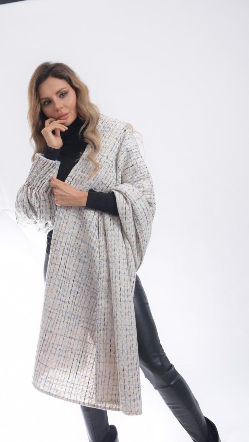 Knit cape